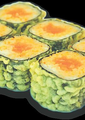 ролл Сяке темпура