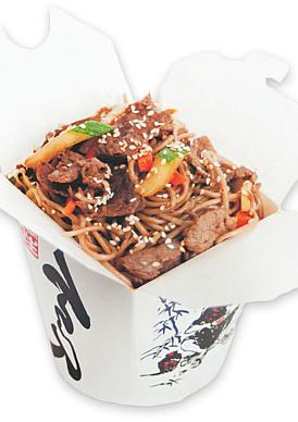 WOK  "Фунчоза лапша со свининой"