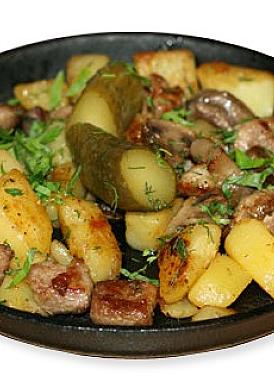 Жаркое по - гусарски с говядиной