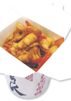 Wok "Кайдзю" с кальмаром