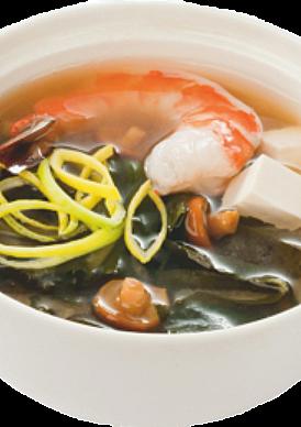 Мисо суп с креветками