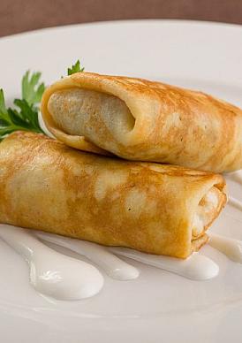 Блинчики с мясом 2шт