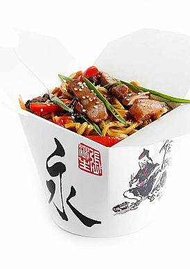 Wok Том-Ям с морепродуктами( острое)