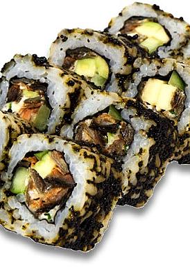 Ролл "Калифорния блэк" сливочная