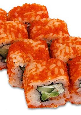 Ролл "Калифорния унаги" сливочная