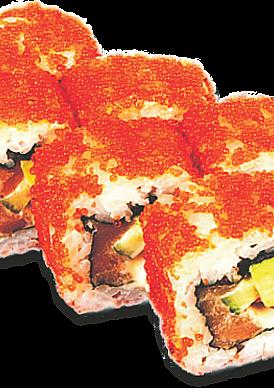 Ролл "Калифорния эби" сливочная